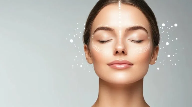 Red light wavelength for skin